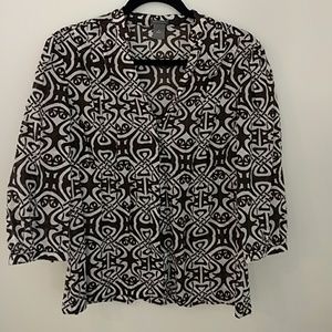 Women's print blouse